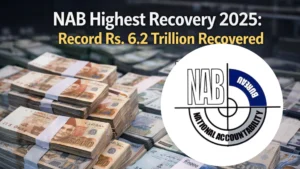 2025 میں نیب نے 6کھرب روپے سے زائد کی ریکوری کی، نیب حکام کا دعویٰ